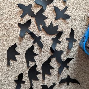 Umbra set of 20 plastic birds // Wall Decor